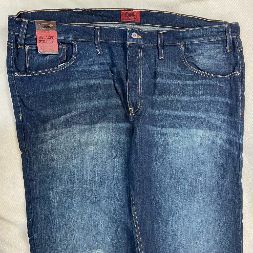 Foundry Relaxed Straight Jeans 50 X 32
